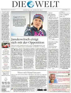 Die Welt am 22 Februar 2014