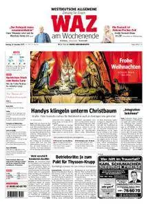 WAZ Westdeutsche Allgemeine Zeitung Essen-Steele/Kray - 23. Dezember 2017