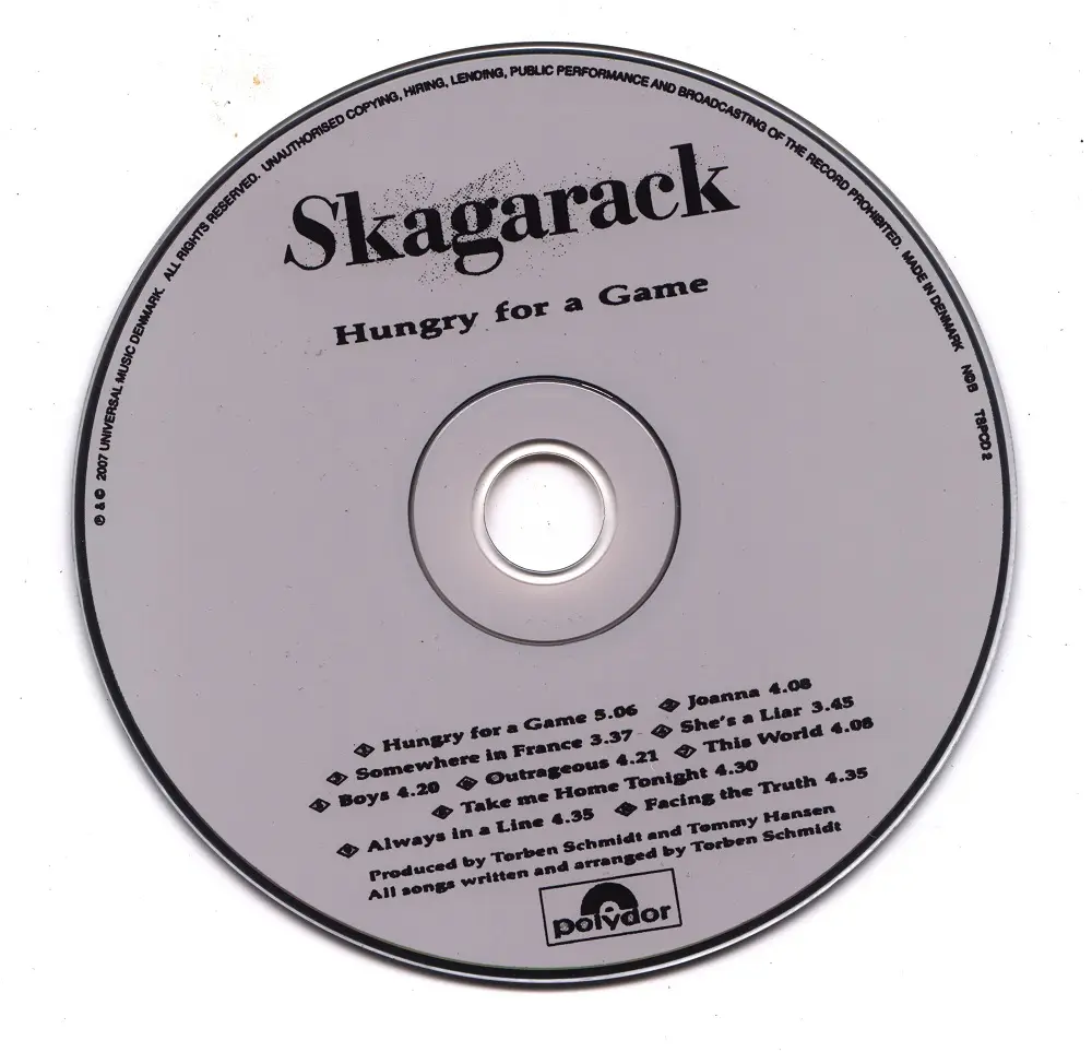 Skagarack - Hungry for a Game (1988) / AvaxHome