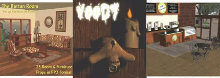 3D: Cafe Classique | Voody: Voodoo Doll Kit | The Rattan Room 