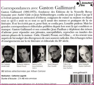 Collectifs, "Correspondances avec Gaston Gallimard"