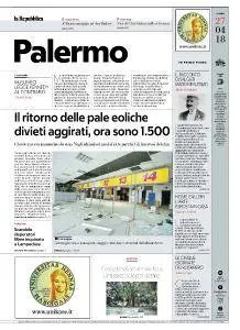 la Repubblica Palermo - 27 Aprile 2018