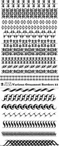 Vectors - Various Ornament Borders 21
