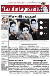 Tageszeitung TAZ vom 05 November 2013