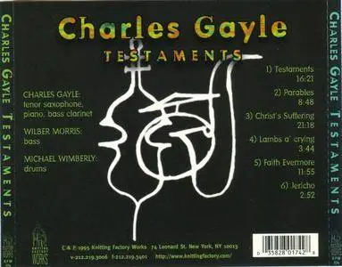 Charles Gayle - Testaments (1995) {Knitting Factory Works KFW 174}