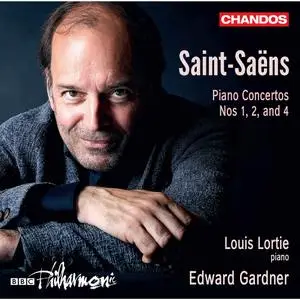 Louis Lortie, BBC Philharmonic & Edward Gardner - Saint-Saëns: Piano Concertos Nos. 1, 2 & 4 (2018) [Of Dgtl Dwnld 24/96]
