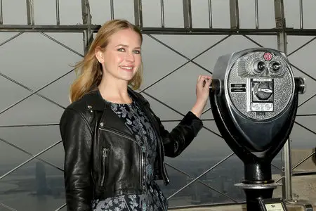 Britt Robertson - Photoshoot at The Empire State Building in NYC on April 9, 2015
