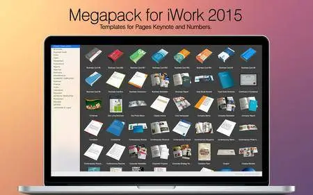 Megapack for iWork 2015 v2.3 Mac OS X