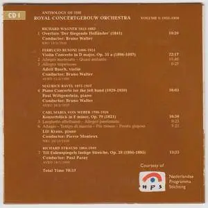 RCO - Anthology of the Royal Concertgebouw Orchestra, Vol 1, 1935-1950 (2002) {13CD Box Set Q Disc 97017, Limited Edition}