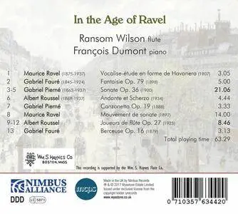 Ransom Wilson & François Dumont - In the Age of Ravel (2017)