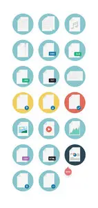 Vector Web Icons - File Types Icons (April 2015)