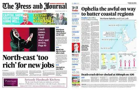 The Press and Journal Aberdeenshire – October 16, 2017