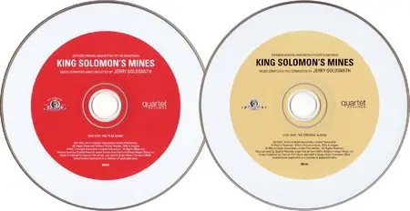 Jerry Goldsmith - King Solomon's Mines: Expanded Original MGM Motion Picture Soundtrack (1985) 2CD Limited Edition, 2014