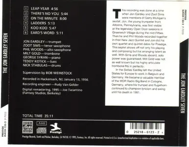 Jon Eardley - The Jon Eardley Seven (1956) [Remastered 1995]