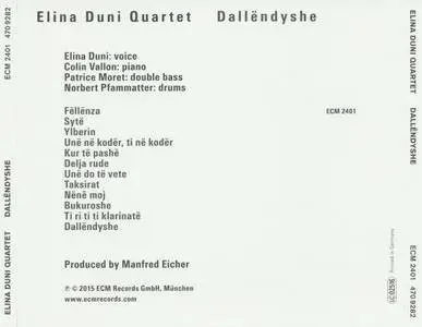 Elina Duni Quartet - Dallendyshe (2015) {ECM 2401}