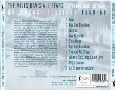 The Miles Davis All-Stars featuring John Coltrane - Broadcast Sessions 1958-59 (2008) {Acrobat Music ACMCD4325}