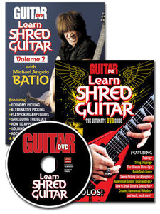Guitar World DVD's - Learn Shred Guitar Vol 1&2 - Michael Angelo Batio (2015)