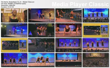 Les Mills: BodyAttack 72 - Master Class (2011)