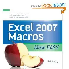 Excel 2007 Macros Made Easy (Made Easy Series)