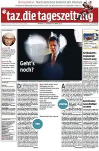 Die Tageszeitung TAZ vom 21. Dezember 2011 Multiformat