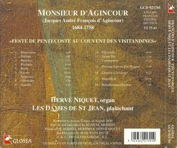 Hervé Niquet, Les Dames de St Jean - François d'Agincour: Pièces d'Orgue (2001)