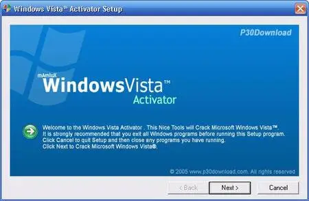 Windows Vista Activator