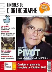 Timbrés de l'Orthographe N 4 - Eté 2013