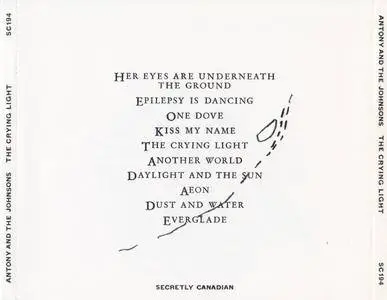 Antony And The Johnsons - The Crying Light (2009) {Secretly Canadian SC194}