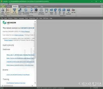 Intergraph CAESAR II 2018 version 10.00.00.7700