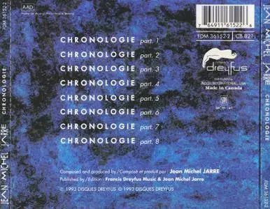 Jean Michel Jarre - Chronologie (1993)