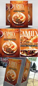 Thanksgiving Restaurant Flyer Template
