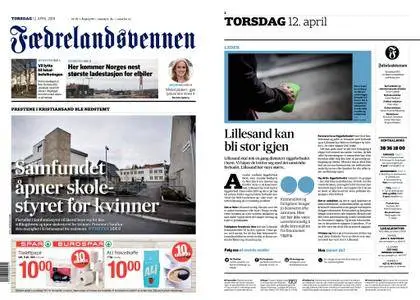 Fædrelandsvennen – 12. april 2018