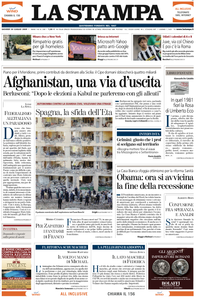La Stampa 30 Luglio 2009