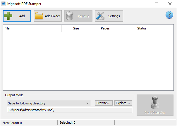Mgosoft PDF Stamper 7.4.5