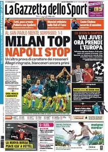 La Gazzetta dello Sport comprese tutte le edizioni locali (Roma, Milano, Sicilia, Puglia) - 23.02.2016