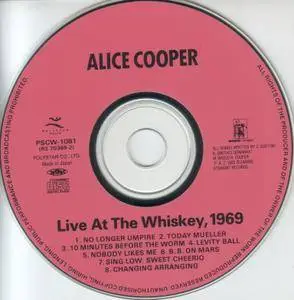 Alice Cooper - Live At The Whisky A-Go-Go 1969 (1992) {Japan 1st Press}