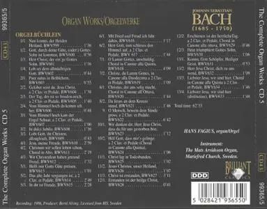 J.S.Bach - The Complete Organ Works CD 5 - Hans Fagius