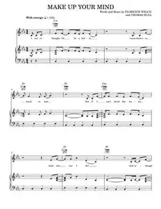Make Up Your Mind - Florence And The Machine (Piano-Vocal-Guitar)