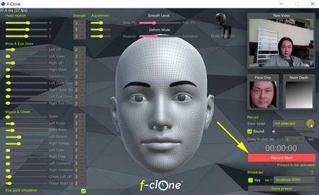 F-Clone Facial Motion Capture 1.12 (x64) Portable