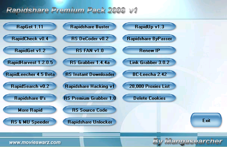 Rapidshare Premium Pack 2006 v1+v2