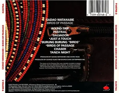 Sadao Watanabe - Birds Of Passage (1987) {Ekektra}