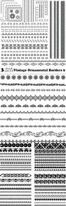 Vectors - Vintage Ornamental Borders 9