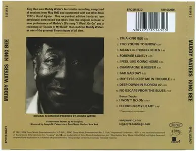 Muddy Waters - King Bee (1981) [2004, Sony Music] Repost