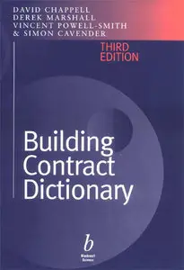 Building Contract Dictionary 3e [Repost]