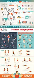 Vectors - Fitness Infographics