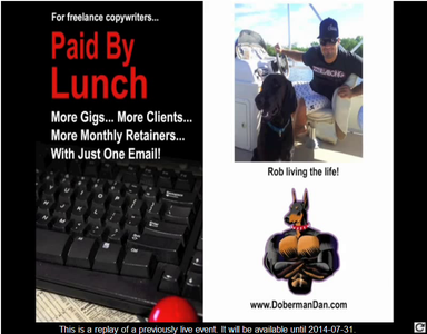 Doberman Dan - Paid by Lunch
