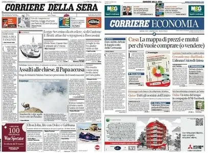 Il Corriere della Sera (16-03-15) + Corriere Economia