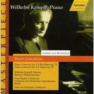 Beethoven: Piano Concertos 5 & 4 / Kempff