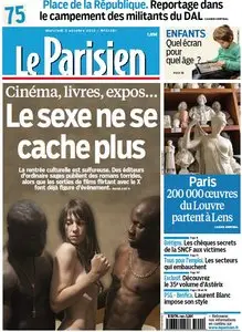 Le Parisien + Journal de Paris du Mercredi 2 Octobre 2013