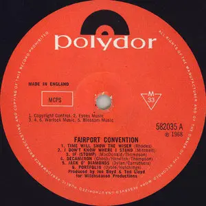 Fairport Convention - Fairport Convention (Polydor 1968) 24-bit/96kHz Vinyl Rip